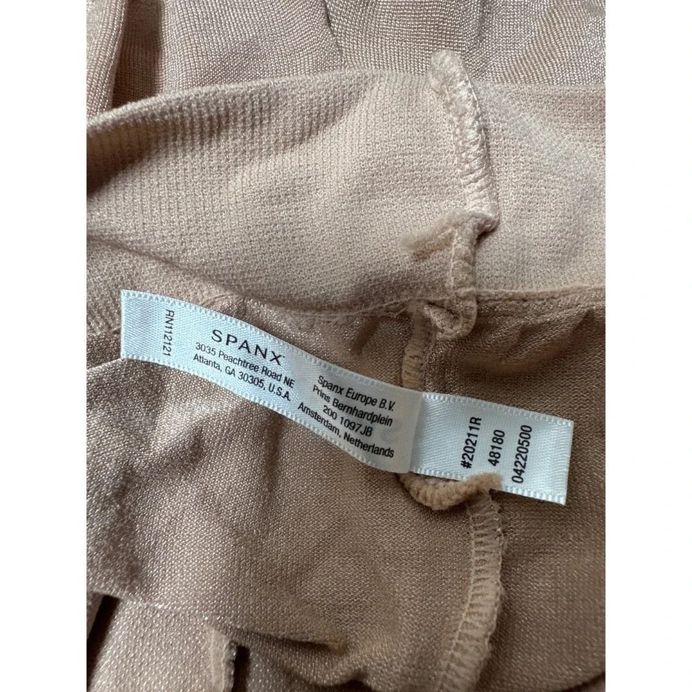 Spanx Nude Control Top Pantyhose High Waisted Shaper Tights Size B 20211R 2 Pack